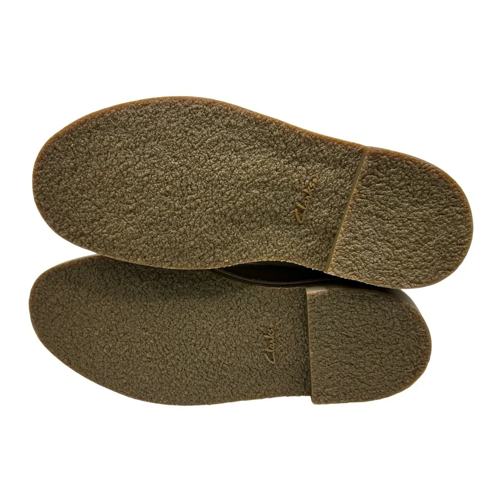 Clarks Shepton Taupe Distressed Suede Desert Boots 26179923 Mens 11
